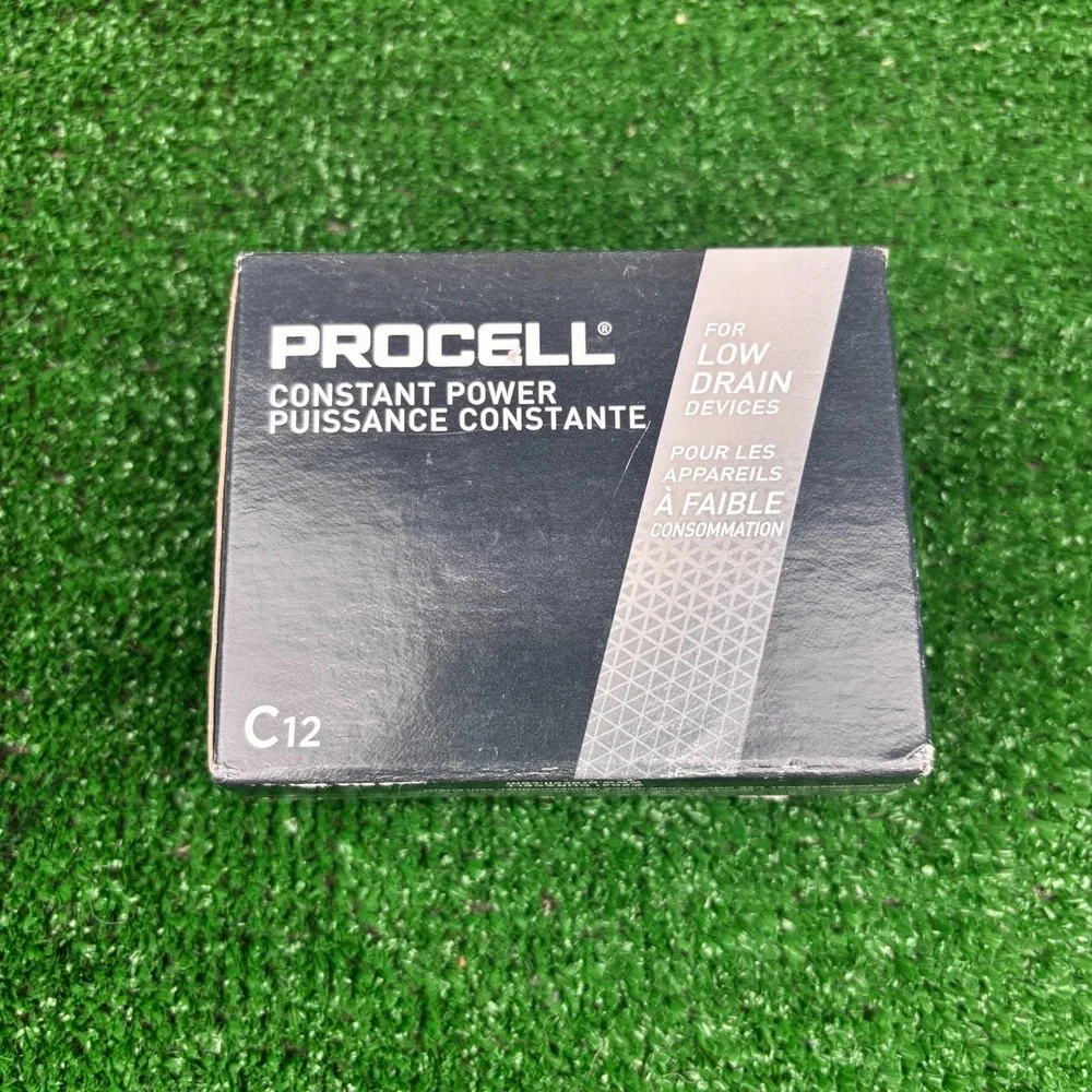 Pack of 12 Procell‎ Alkaline Batteries Constant Power Drain Puissance Constante